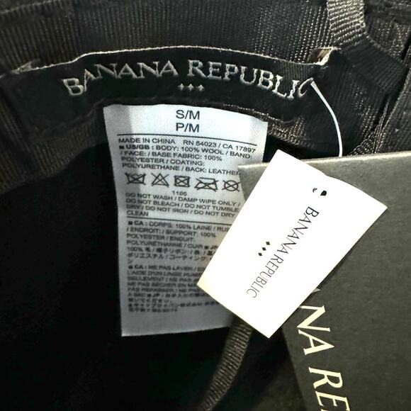 NWT Banana Republic Black Wool Hat - Picture 8 of 13
